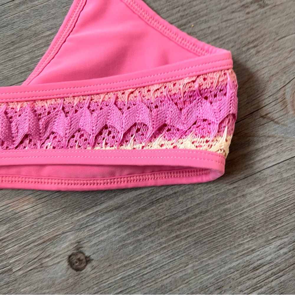 Strawberry Milk Mob Piper Crochet Bikini Top - Picture 7 of 8